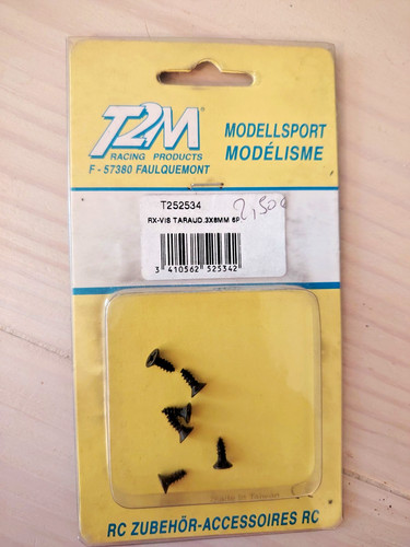 T2m t252534 tap screw - 3x8mm, (6