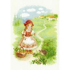 RIOLIS  1736  Le petit Chaperon rouge  Kit  Broderie  Point de Croix compté  
