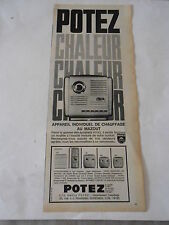 ADVERTISEMENT 1964 Pot Heat Individual Oil Heater