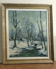 Tableau signé Daté 1944