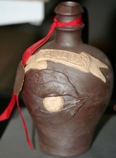 FLACON PUBLICITAIRE DE LIQUEUR - CALVADOS DU PAYS D'AUGE - H. 14 cm