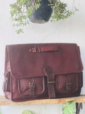 Véritable sac Comman marron sacoche mallette sac messager