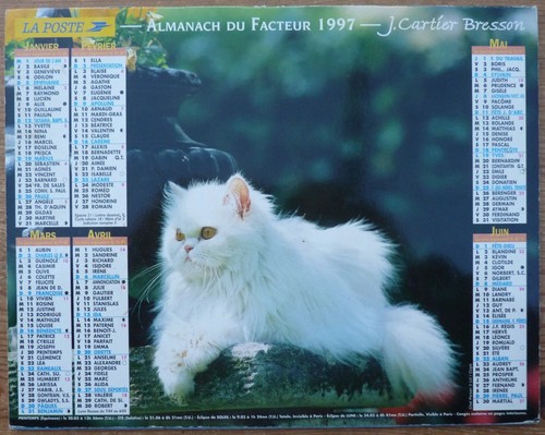 Almanach des ptt 1997 - almanach, 1997-