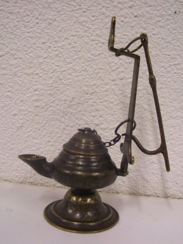 Lampe huile mineur - lampe, à