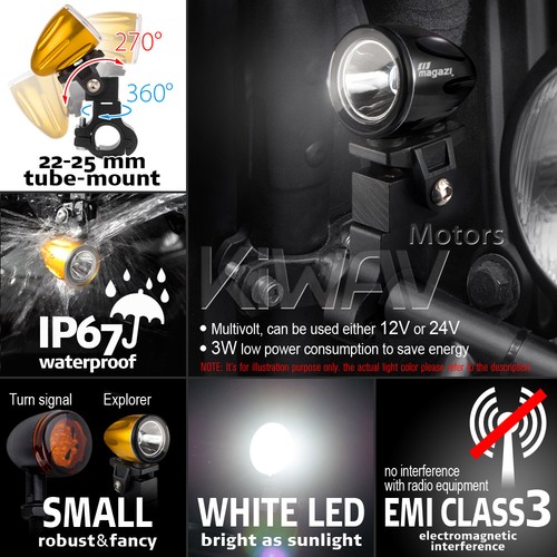 Mini led lampe - feu, de