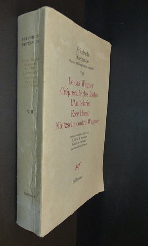 Nietzsche cas wagner - nietzsche, le