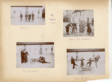 France, bike tour!  Vintage Silver Print Silver Print 18x24 