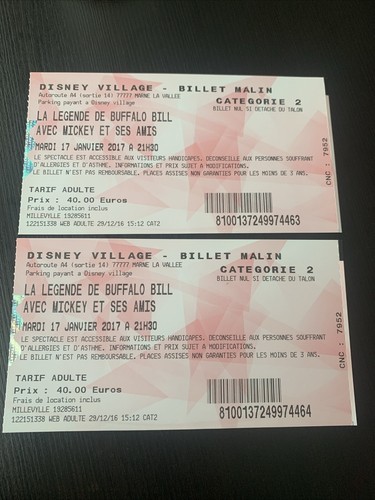 Lot tickets légende de - lot,