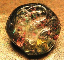 Antique DESIGNER BUTTON Clear RESIN - FASHION HAUTE COUTURE DESIGN Ø:24mm