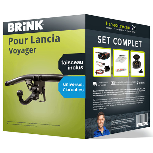 Attelage amovible brink pour - amovible,