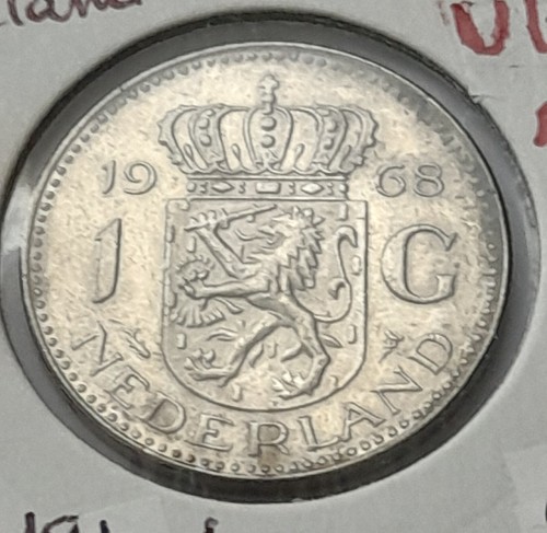 Monnaie pays bas - gulden, 1968