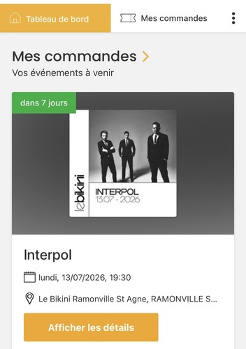 Place concert interpol - place,