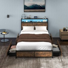 Lit Double 140x200 cm Cadre de