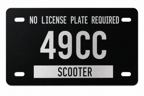 Scooter tag license plate - tag,