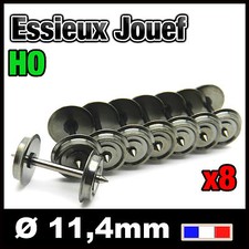 6114/8# 8 pcs Jouef Replacement Axles ø 11.4mm Excellent Quality 