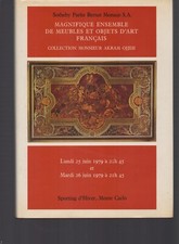 Magnifique Ensemble De Meubles / Monaco 1979 / Collection of Akram  Ojjeh
