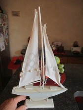 Bateau Bois Maquette Voilier Décoration Bistrot Bord de Mer