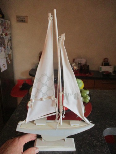 Bateau bois maquette voilier - bois,