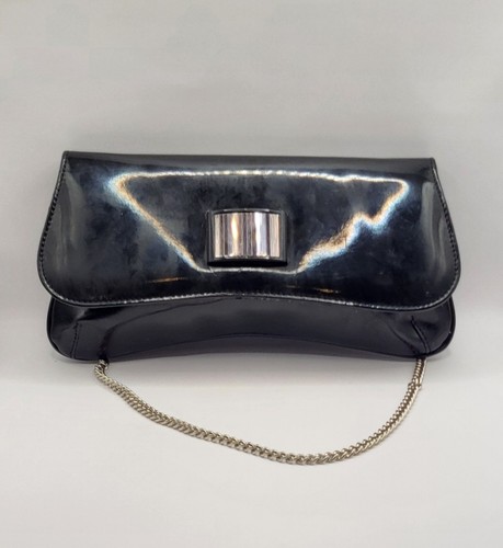 Sac pochette vernis noir - , kemal