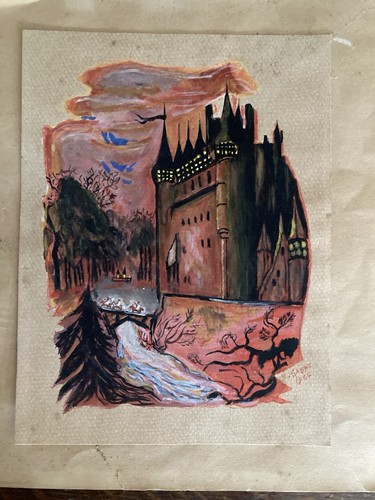 Dessin original gothique - original,