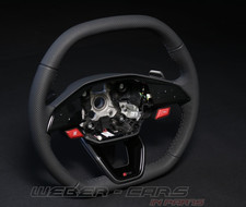82A419091BE Leather Steering Wheel Tiptronic Multifunction NEW OEM Audi RS3 8Y A3 S-LINE