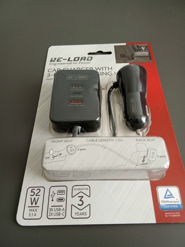 Chargeur voiture 52w load - chargeur,