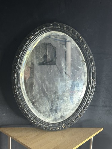 Miroir ovale art déco glace - art,