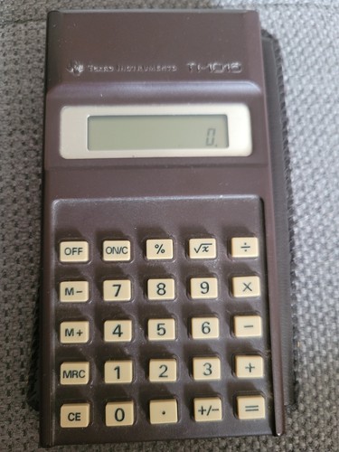 Ancienne calculatrice texas - ancienne,