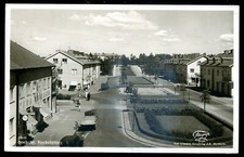 SWEDEN Nockeby 1930s Stockholm. Street View. Real Photo Postcard