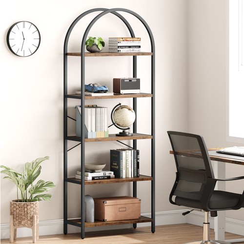 Tall arched display shelving - arched,