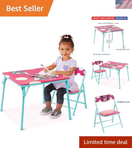 Kids folding table set with - folding,