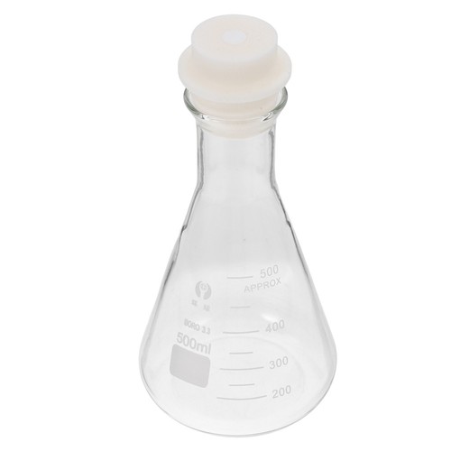 Flacon erlenmeyer avec bouchon - flacon,