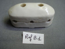 Antique 3 Wire Porcelain Insulator 52mm by 24mm (ref B1)