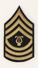 Army Chevron 2175: Master Sergeant Musician, single - 1930's-WWII