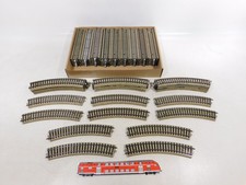 80X Märklin H0 AC Pièce De Rail M-Gleis 5106 180 Mm Droite 5100 Courbée #ED776-4