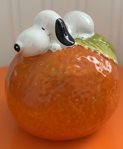 Snoopy peanuts orange money - orange,