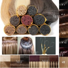 50 100 150 EXTENSIONS POSE A FROID CHEVEUX INDIENS 100% NATURELS REMY 49-60CM 1G