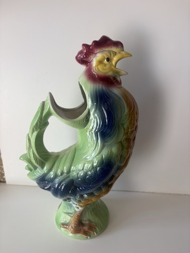 Pichet coq barbotine - pichet, en