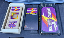 Rare Cosmic Hunter Microvision Milton Bradley game w/ booklet - #cb54
