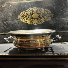 Antique Empire Style Epok 1900 Silver Metal Flat Heater