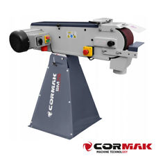 CORMAK SM75 Ponceuse à bande stationnaire métal Horizontalement avec base 3kW