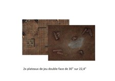 2 Tapis de jeux carton 22"x30"