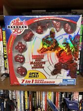 BAKUGAN 7 IN 1 MAXUS DRAGONOID SET PREOWNED COMPLETE WITH BOX