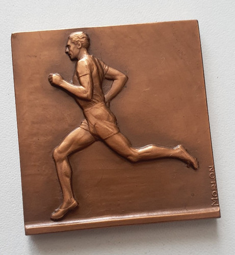 Médaille plaque bronze sport - bronze,