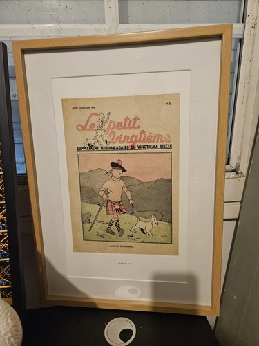 Rare tintin kuifje tiré - tiré, À