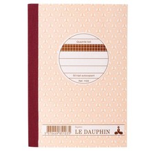 [1103D] LE DAUPHIN Manifold autocopiant quadrillé 148x105 mm 50 feuillets tripli