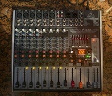 BEHRINGER XENYX X1222USB USB 12 CHANNEL MIXER 24 BIT DUAL ENGINE DSP FAST SHIP