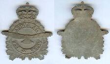Cap Badge - Royal Canadian Air Force - Per Ardua Ad Astra Molded Lead