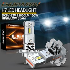 For Mercedes-Benz C250 C300 C350 2x 6000K LED Headlight Kit High/Low Beam Bulbs