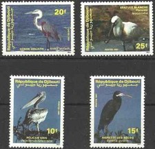 Timbres Oiseaux Djibouti 674/7
